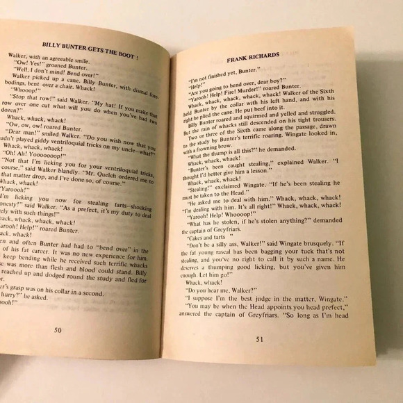 1989 Billy Bunter Gets The Boot Frank Richards Greyfriars Book - Picture 14 of 16